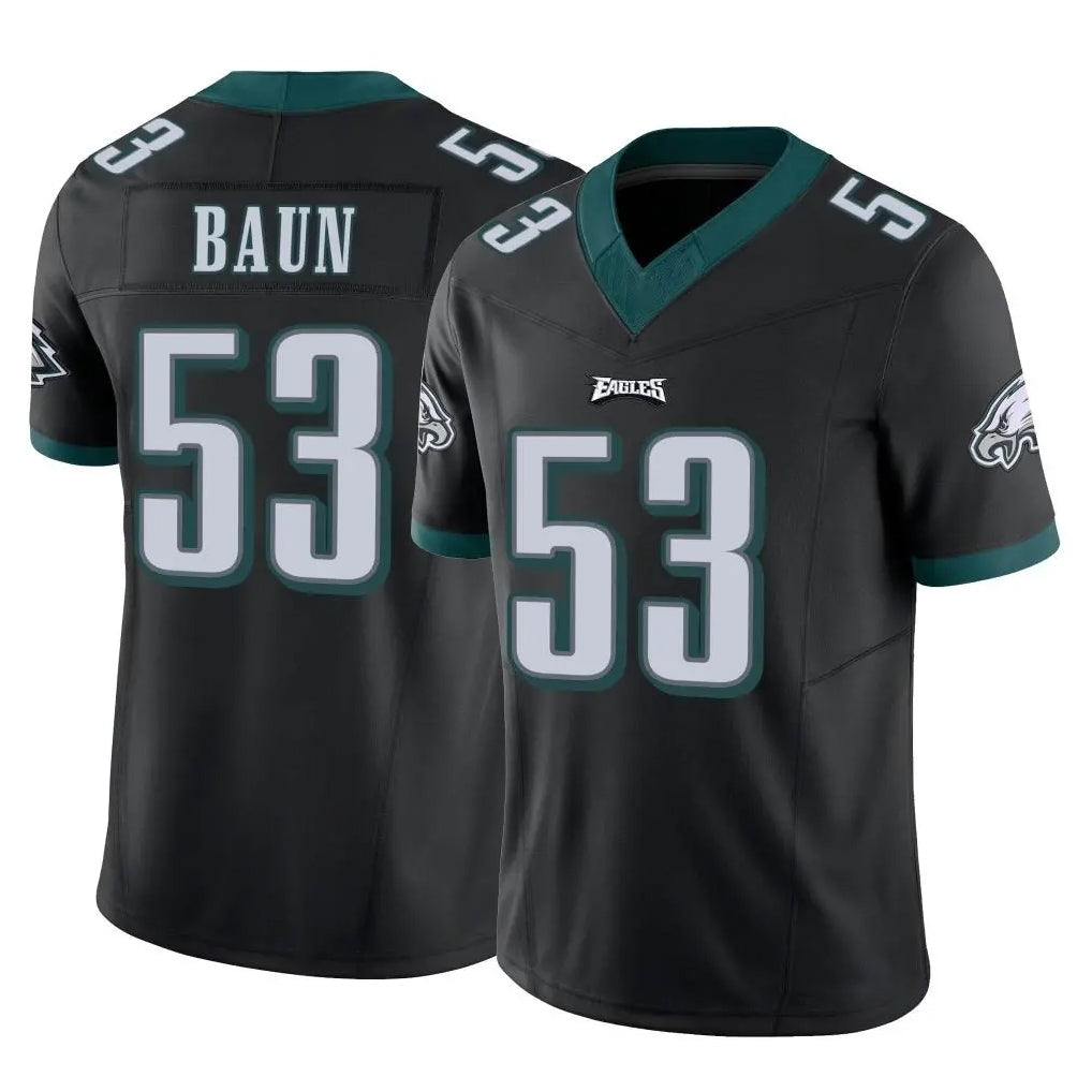 STECN P.Eagles #53 Zack Baun Player Black Limited Vapor F.U.S.E. Home Game Stitched Jerseys