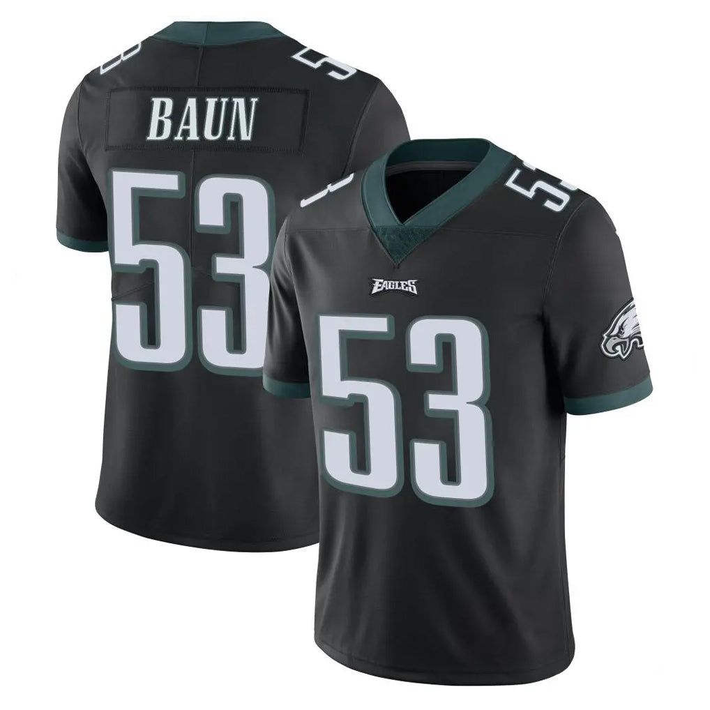 STECN P.Eagles #53 Zack Baun Player Black Limited Vapor Untouchable Home Game Stitched Jerseys