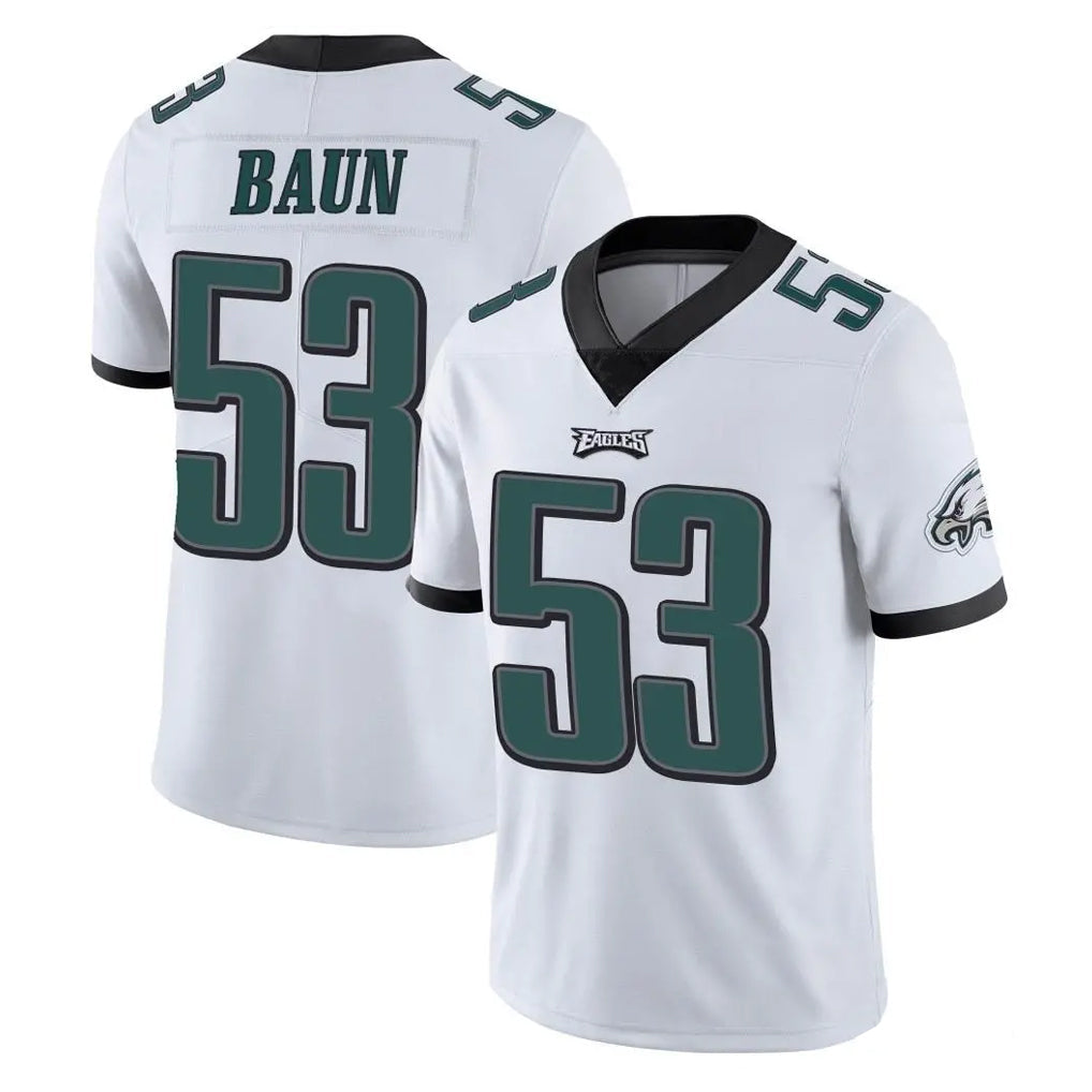 STECN P.Eagles #53 Zack Baun Player White Limited Vapor Untouchable Home Game Stitched Jerseys