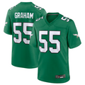 STECN P.Eagles #55 Brandon Graham Kelly Green Alternate Game Stitched Jerseys