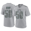 STECN P.Eagles #58 Jalyx Hunt Player Gray Atmosphere Fashion Home Game Stitched Jerseys