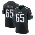 STECN P.Eagles #65 Lane Johnson Player Black Game Home Stitched Jerseys