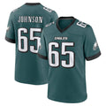 STECN P.Eagles #65 Lane Johnson Player Green Home Game Stitched Jerseys