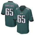 STECN P.Eagles #65 Lane Johnson Player Team Color Green Home Game Stitched Jerseys