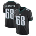 STECN P.Eagles #68 Jordan Mailata Player Black Limited Vapor Untouchable Home Game Stitched Jerseys