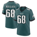 STECN P.Eagles #68 Jordan Mailata Player Green Home Game Stitched Jerseys