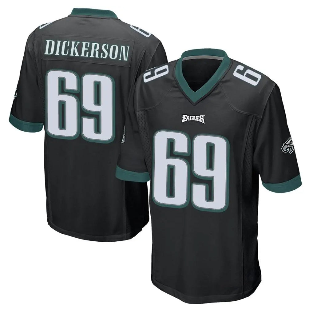 STECN P.Eagles #69 Landon Dickerson Player Black Home Game Stitched Jerseys