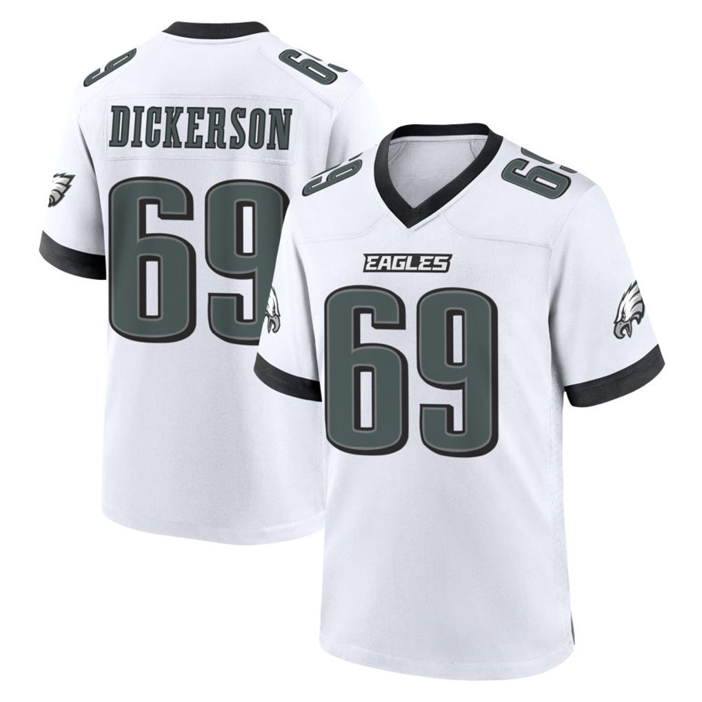STECN P.Eagles #69 Landon Dickerson Player White Game Home Stitched Jerseys