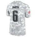 STECN P.Eagles #6 DeVonta Smith Arctic Camo 2024 Salute to Service Limited Stitched Jerseys