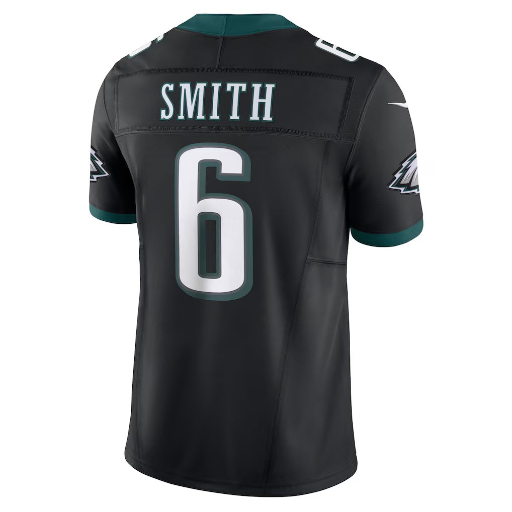 STECN P.Eagles #6 DeVonta Smith Black Alternate Vapor F.U.S.E. Limited Stitched Jerseys