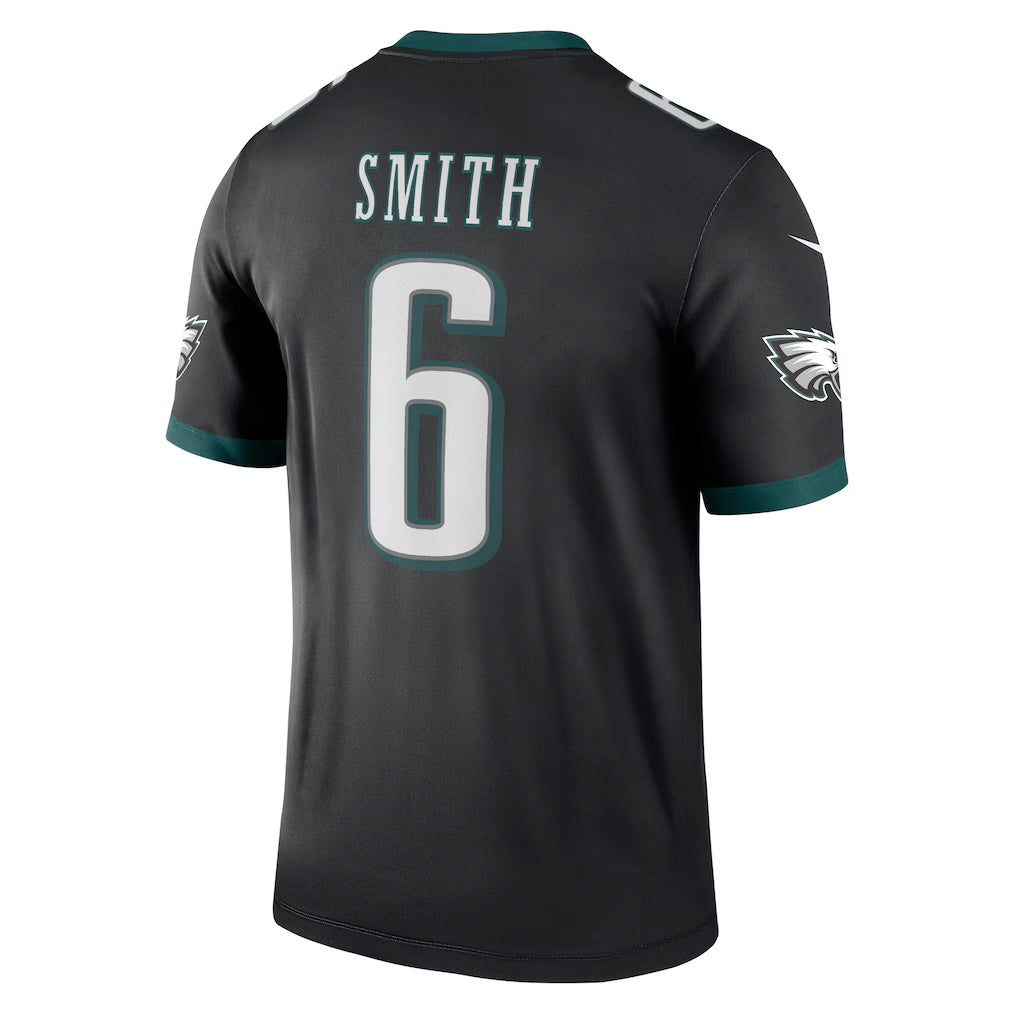 STECN P.Eagles #6 DeVonta Smith Black Legend Player Performance Top Stitched Jerseys