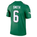 STECN P.Eagles #6 DeVonta Smith Kelly Green Legend Player Performance Top Stitched Jerseys