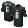STECN P.Eagles #6 DeVonta Smith Player Black Home Game Stitched Jerseys