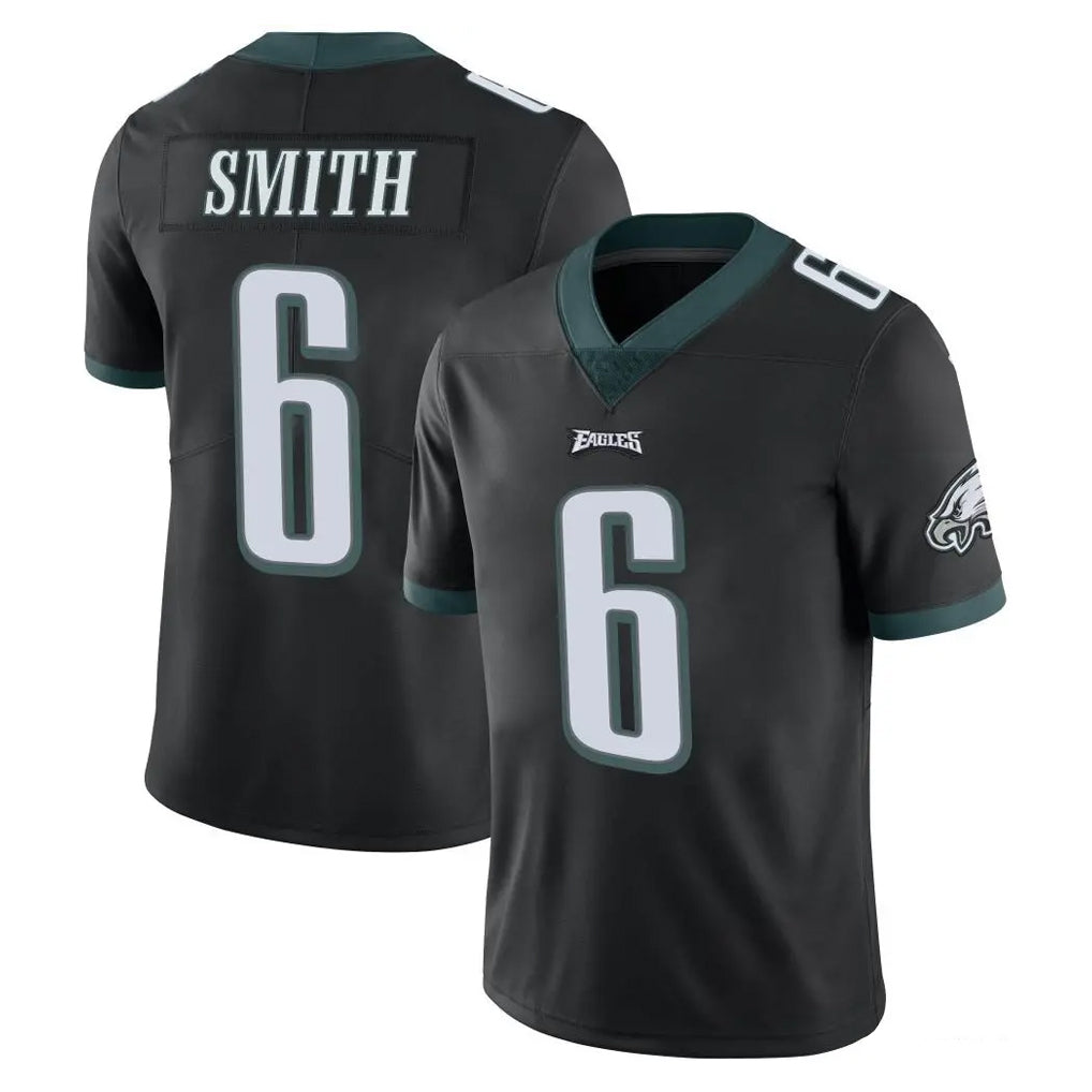 STECN P.Eagles #6 DeVonta Smith Player Black Limited Vapor Untouchable Home Game Stitched Jerseys