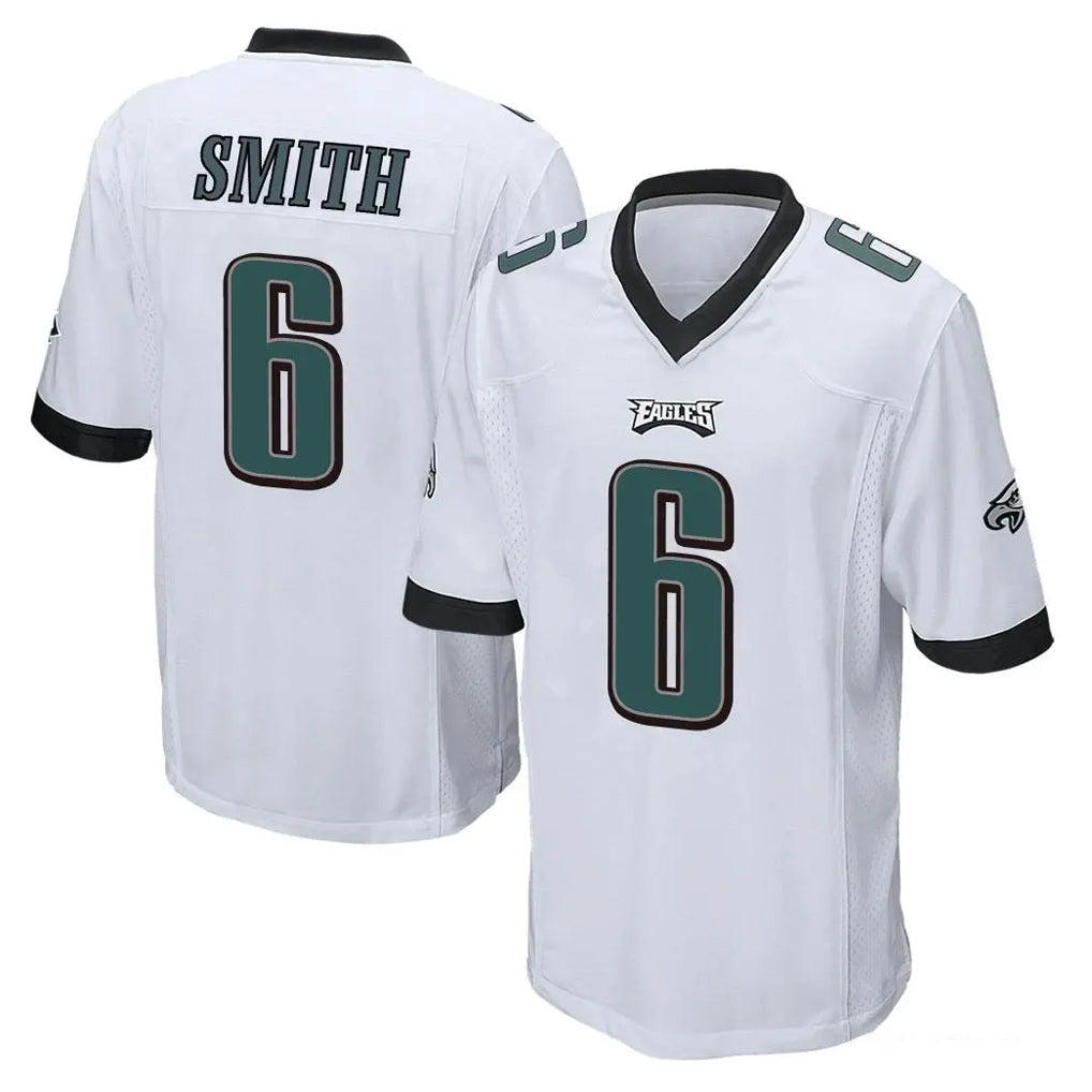 STECN P.Eagles #6 DeVonta Smith Player White Home Game Stitched Jerseys