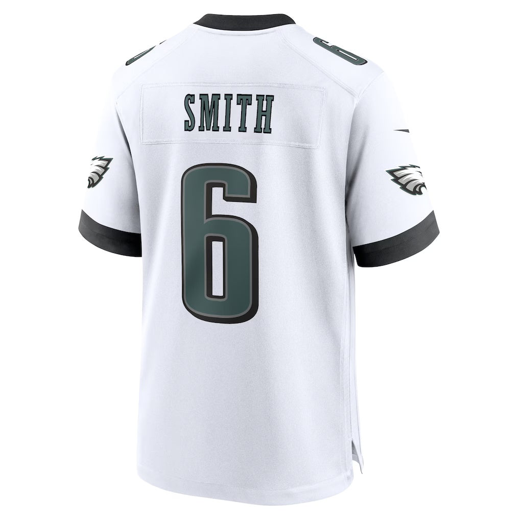 STECN P.Eagles #6 DeVonta Smith White White Game Stitched Jerseys