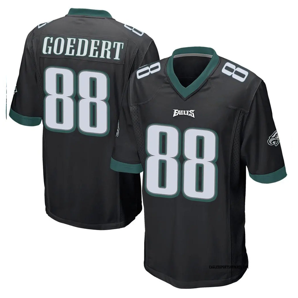 STECN P.Eagles #88 Dallas Goedert Player Black Home Game Stitched Jerseys