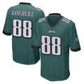 STECN P.Eagles #88 Dallas Goedert Player Team Color Green Home Game Stitched Jerseys