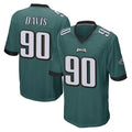STECN P.Eagles #90 Jordan Davis Player Team Color Green Home Game Stitched Jerseys