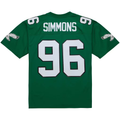 STECN P.Eagles #96 Clyde Simmons Mitchell & Ness Kelly Green Legacy Replica Jersey