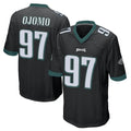 STECN P.Eagles #97 Moro Ojomo Player Black Home Game Stitched Jerseys