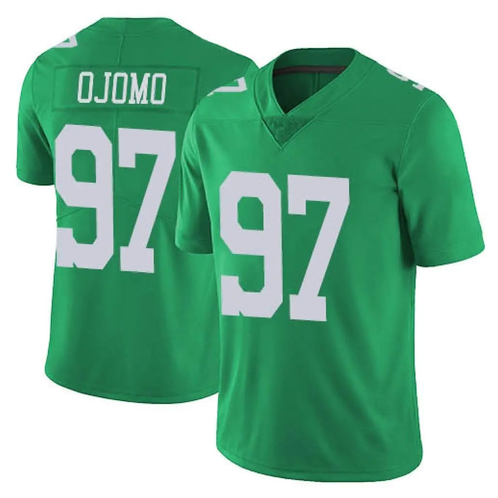 STECN P.Eagles #97 Moro Ojomo Player Green Limited Vapor Untouchable Home Game Stitched Jerseys