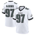 STECN P.Eagles #97 Moro Ojomo Player White Game Home Stitched Jerseys