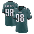 STECN P.Eagles #98 Jalen Carter Player Green Home Game Stitched Jerseys
