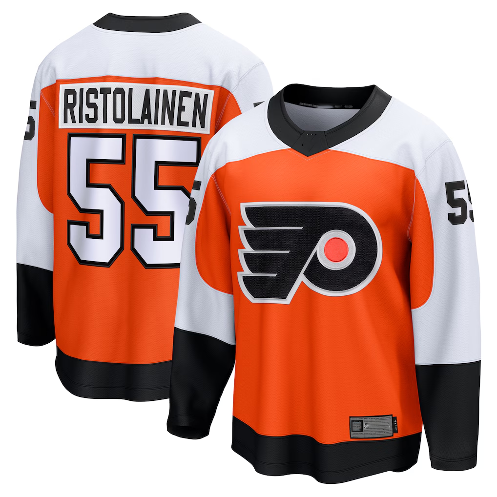 STECN P.Flyers #55 Rasmus Ristolainen Orange Home Breakaway Jerseys
