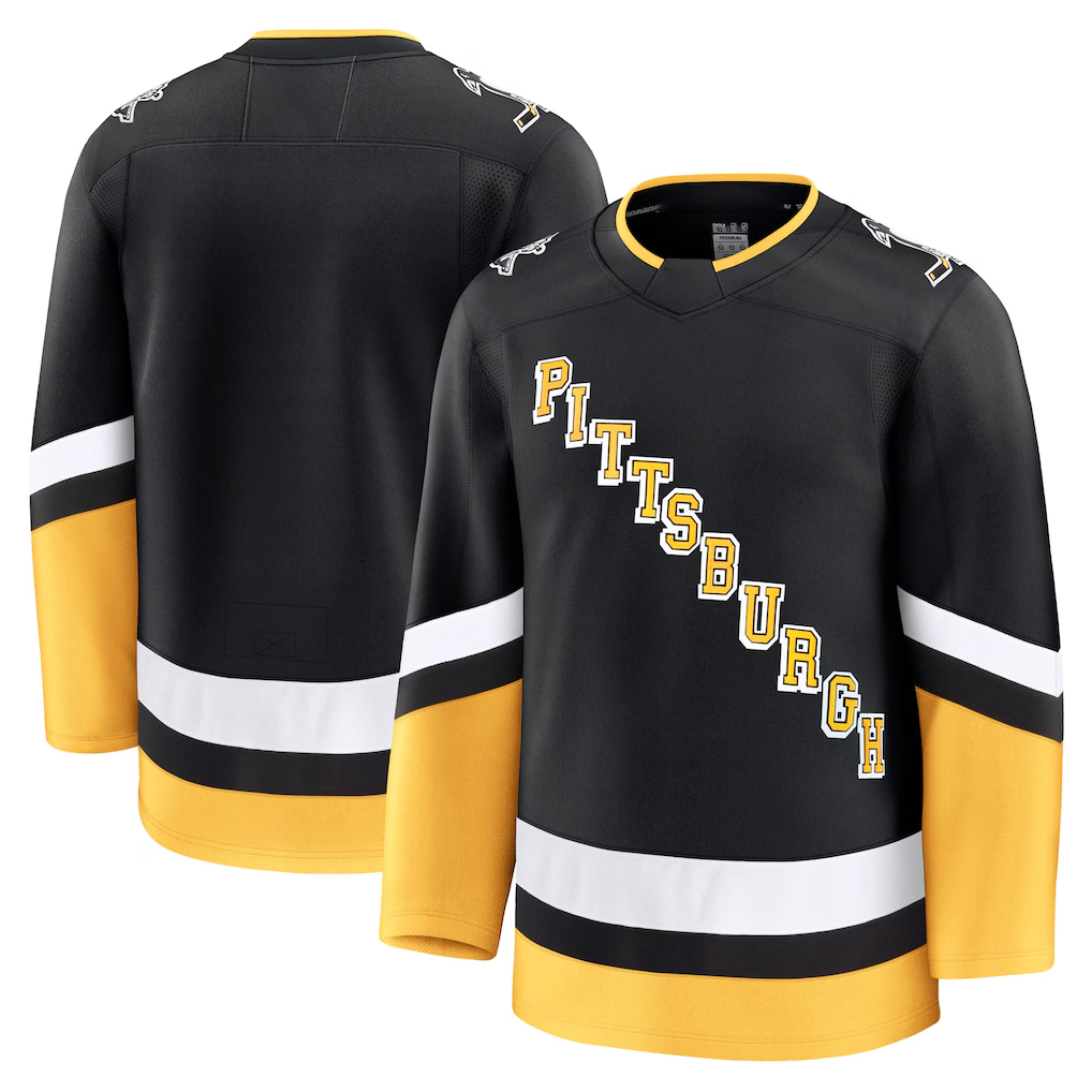 STECN P.Penguins Black Alternate Premium Jerseys