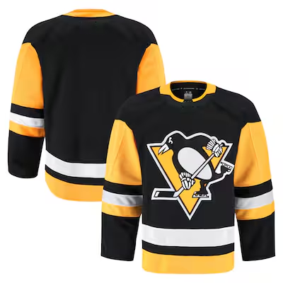STECN P.Penguins Black Home Authentic Pro Jerseys