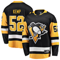 STECN P.Penguins #52 Philip Kemp Black Home Breakaway Jerseys