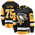 STECN P.Penguins #75 Connor Clifton Black Home Breakaway Jerseys
