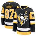 STECN P.Penguins #87 Sidney Crosby Black Home Premium Jerseys