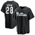 STECN P.Phillies #28 Alec Bohm Player Black Home Game Stitched Jerseys