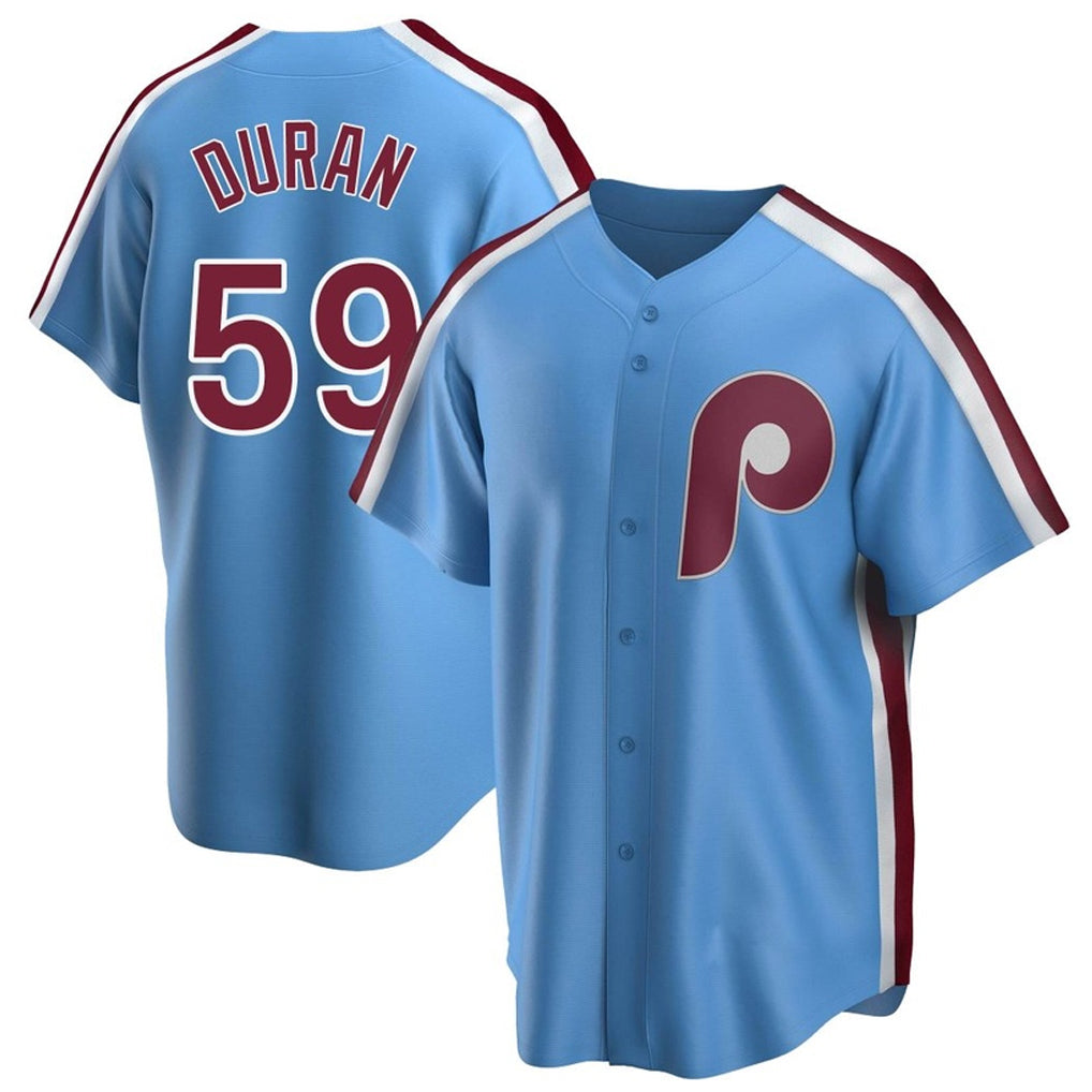 STECN P.Phillies #59 Jhoan Duran Player Light Blue Home Limited Game Stitched Jerseys