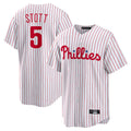 STECN P.Phillies #5 Bryson Stott Player White Home Game Stitched Jerseys