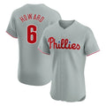 STECN P.Phillies #6 Ryan Howard Player Gray Home Limited Elite Stitched Jerseys