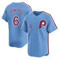 STECN P.Phillies #6 Ryan Howard Player Light Blue Home Limited Stitched Jerseys