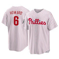 STECN P.Phillies #6 Ryan Howard Player White Home Game Stitched Jerseys