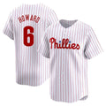 STECN P.Phillies #6 Ryan Howard Player White Home Limited Stitched Jerseys