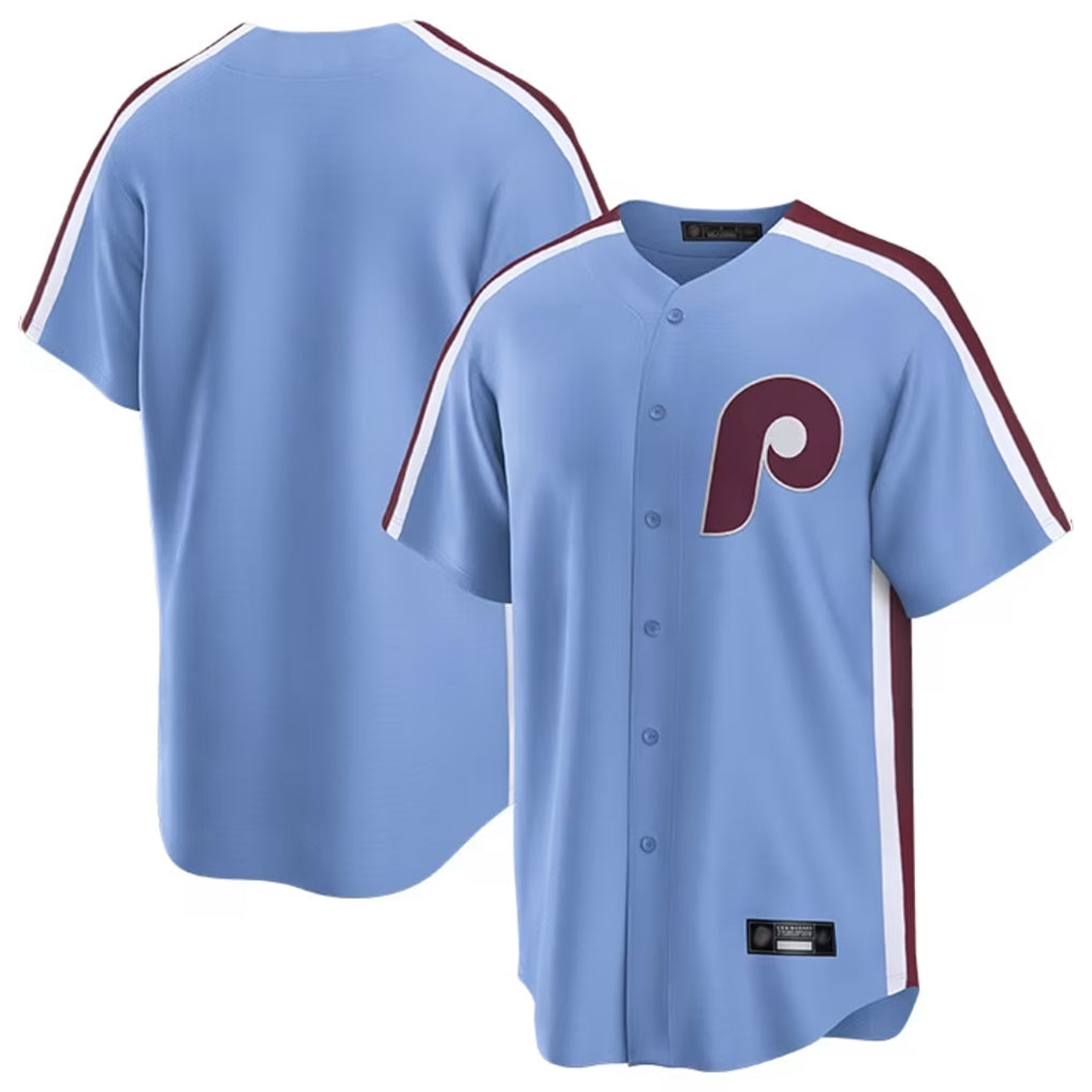 STECN P.Phillies Blank Player Light Blue Home Limited Stitched Jerseys