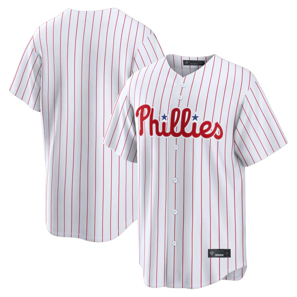 STECN P.Phillies Blank Player White Home Limited Stitched Jerseys