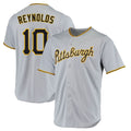 STECN P.Pirates #10 Bryan Reynolds Player Gray Road Home Game Stitched Jerseys