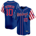 STECN P.Pirates #10 Bryan Reynolds Player Royal 2025 Independence Day Vapor Premier Limited Stitched Jerseys