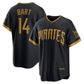 STECN P.Pirates #14 Joey Bart Player Black 2026 City Connect Home Game Stitched Jerseys