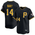 STECN P.Pirates #14 Joey Bart Player Black Alternate Limited Game Stitched Jerseys