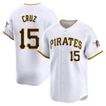 STECN P.Pirates #15 Oneil Cruz Player White Home Limited Stitched Jerseys