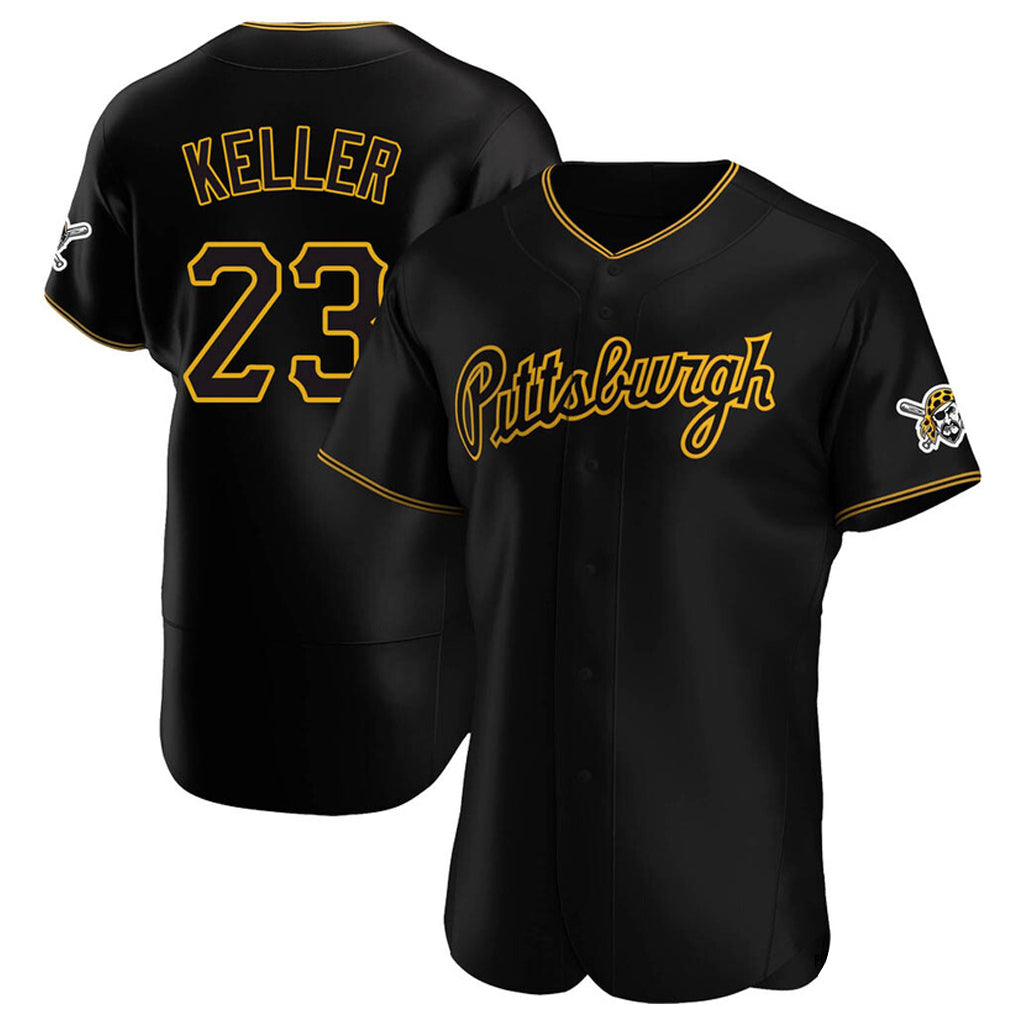 STECN P.Pirates #23 Mitch Keller Player Black Home Limited Game Stitched Jerseys