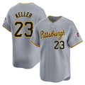 STECN P.Pirates #23 Mitch Keller Player Gray Road Home Limited Stitched Jerseys